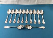 1 cuillère à entremets CHRISTOFLE modèle RUBANS CROISÉS métal argenté 18,5 cm