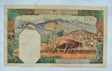 BILLET 100 FRANCS BANQUE D'ALGERIE 7/7/1939