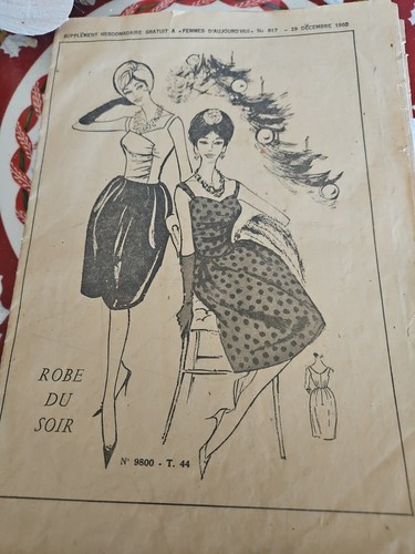 Patron ancien mode femmes - mode,