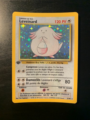 Carte pokémon leveinard - carte, :
