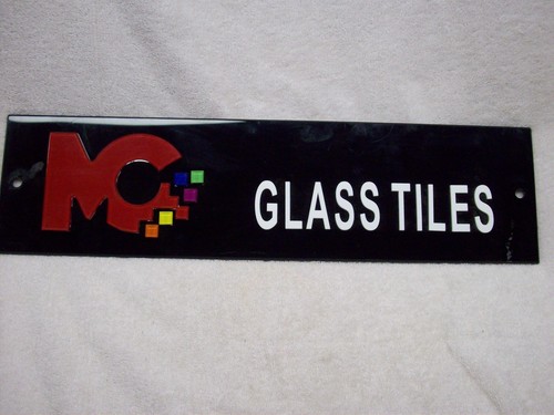 Glass tile display - glass,