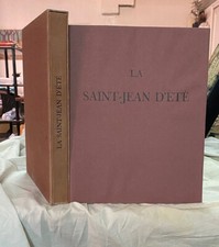 LESCURE : LA SAINT JEAN D'ETE PAR GISCHIA. 11 GRAVURES ORIGINALES SUR BOIS.