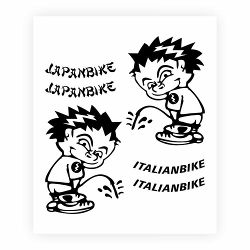 Autocollants stickers vélo - autocollants,