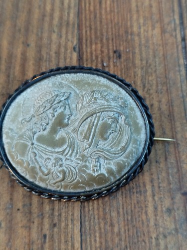 Broche pierre camée - broche,