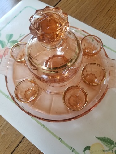 Ancien service liqueur - service,