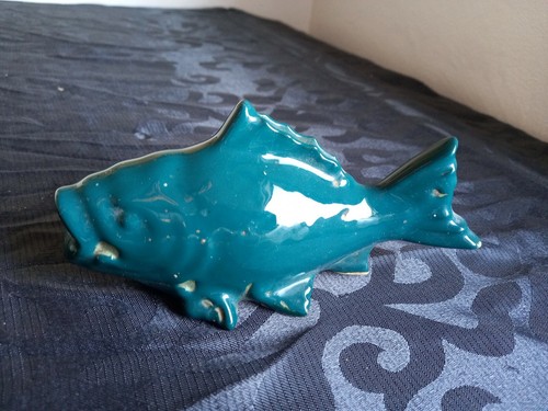 Antique fish shape slipper - antique,