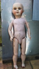 Ancienne petite poupée SFBJ PARIS C55 à restaurer. Haut : 35.5 cm.