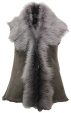 Gilet En Shearling De Peaux De