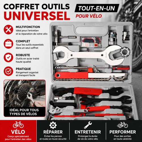 Kit réparation vélo - kit, 44