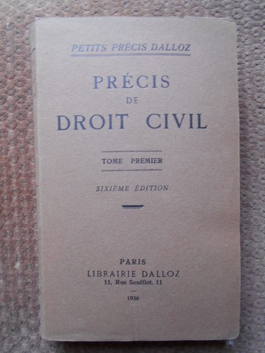 Precis droit civil petits - droit,