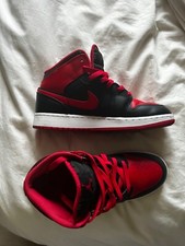 Baskets Air Jordan 1 Mid rouge