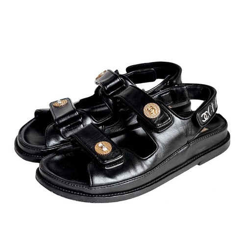 Chanel sandales hook and - chanel, hook-and-loop
