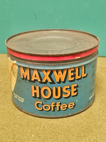 Boite tôle café maxwell - café,