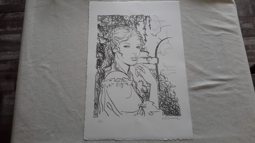 Manara lithographie rarissime - lithographie,
