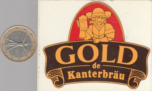 Autocollants bière gold de - autocollants,