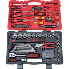 Coffret 101 outils douilles accessoires clé cliquet pince mètre KS TOOLS