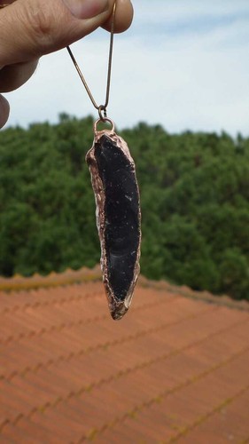 Pendentif ambre sumatra - pendentif,