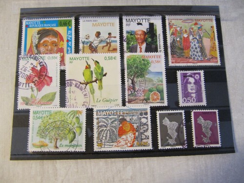 Timbres mayotte lot à - timbres,