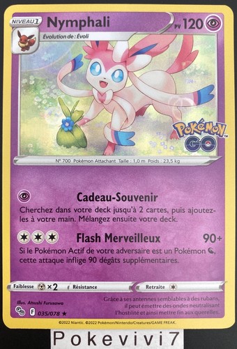 Carte pokemon nymphali - pokemon,