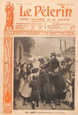 RELIGION / EXPULSION DES SOEURS / JEAN BÉRAUD / ILLUSTRATION 1906