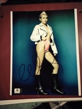 Miley Cyrus signed 8x10 COA