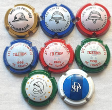 Capsules de Champagne   Anciennes  Commémoratives  Les Sapeurs Pompiers