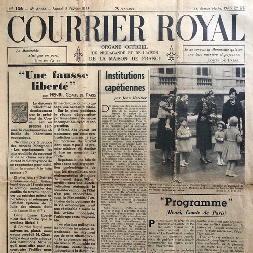 Journal courrier royal - journal,