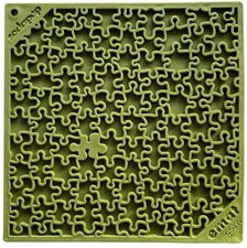 Sodapup Lécher Tapis - Enrichment Emat Avec Puzzle Design - Vert - Chien