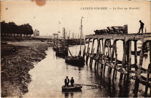 Cpa cayeux sur mer port - cpa,