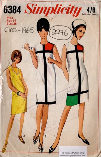 Patron couture vintage 1965 - de,