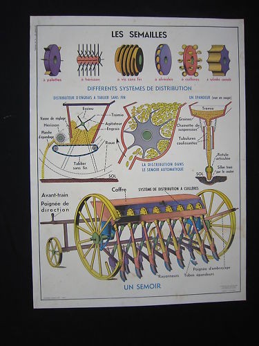 O945 affiche scolaire tracteur - o945,