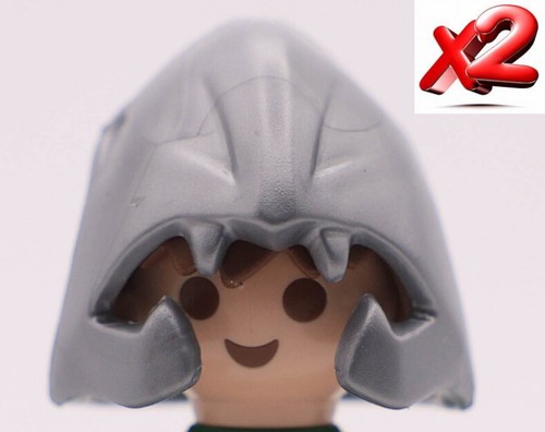 Playmobil casques argent - playmobil,