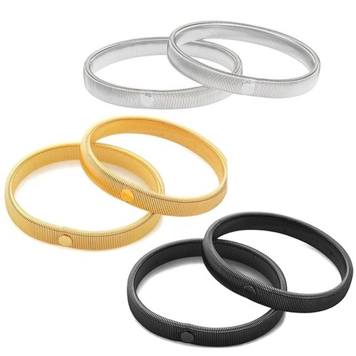 Stretchy metal sleeve - metal, garters