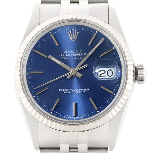Rolex datejust cadran bleu - datejust,
