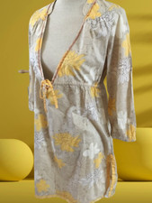 Robe/tunique jaune/gris Miss