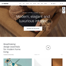 Design de site Web de design d'intérieur à vendre avec hébergement Web VPS gr...