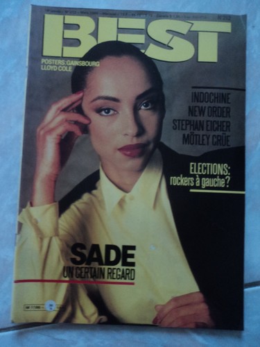 Best 212 mars 1986 cover - best, sade