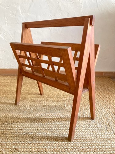Porte revues bois style - en,