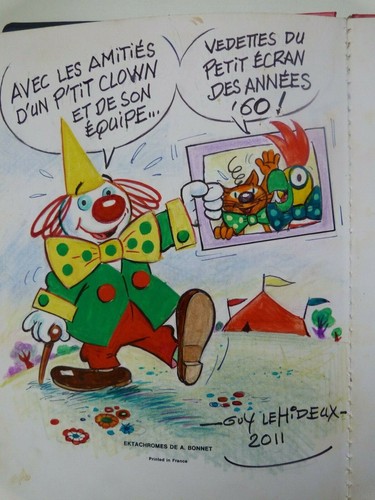 E10 livre ortf dedicace dessin - livre,
