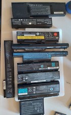 Lot de 10 Batteries pour Ordinateur Portable En L'état  non testé Lenovo Asus .