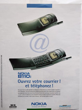 NOKIA 8810 vintage phone Print Ad !!"the first phone to support smart messaging"