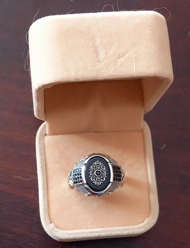 Bague chevalière rétro - , au