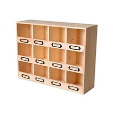 Casier de Rangement en Bois 12