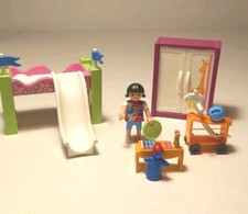 Chambre Playmobil 5579 Lit  Mezzanine Et Toboggan