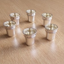 6 Anciens Gobelets à Liqueur