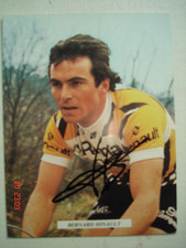 Cyclisme Bernard HINAULT carte