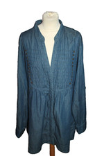 HAUT TUNIQUE JEANS FEMME