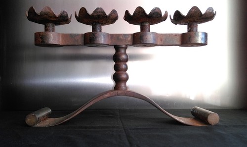 Important chandelier fer - important,