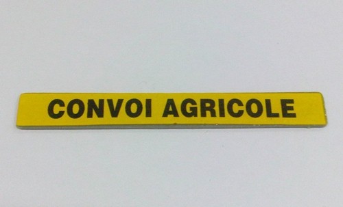 Panneau convoi agricole long - convoi,