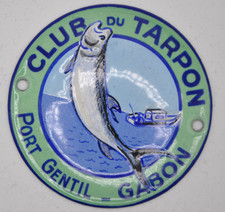 Pêche  - PORT GENTIL Gabon club du TARPON Circa 1950-1960 fab. Mourgeon d=61 m